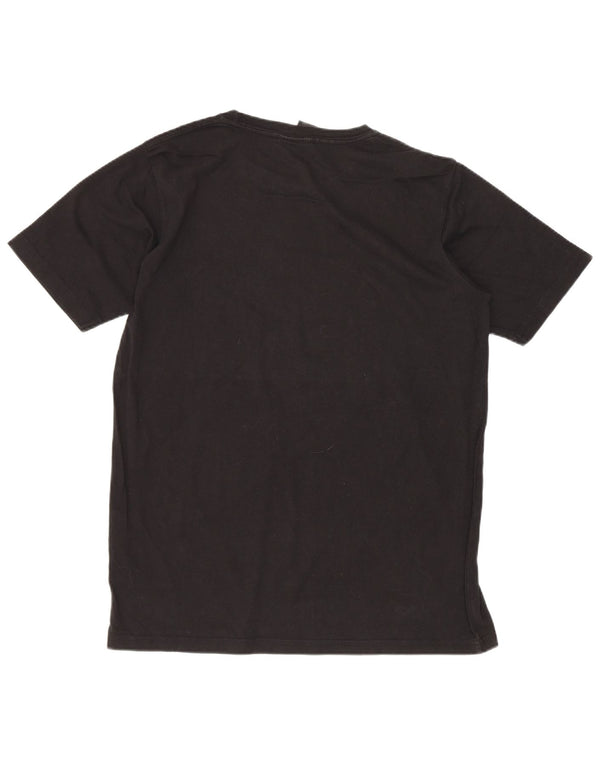 Quiksilver Boys Graphic T-Shirt Top 15-16 Years Black Pamuk
