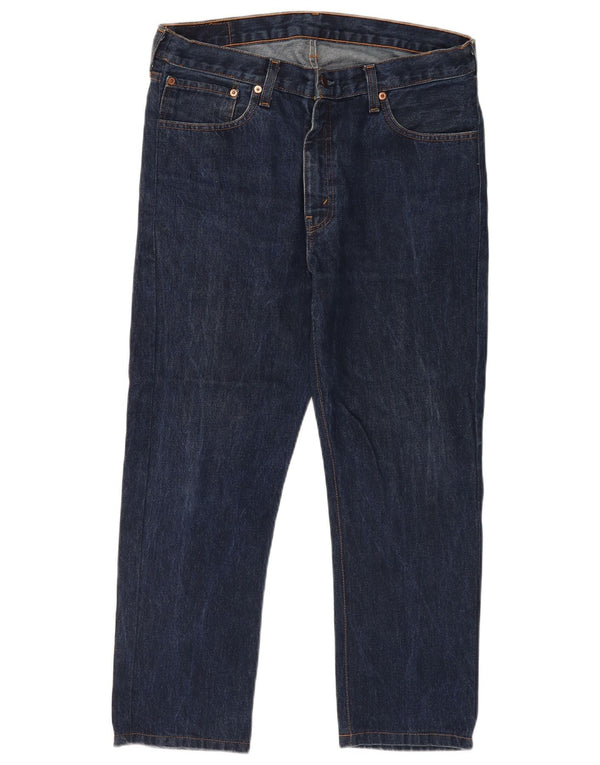 Levi's muške 751 skraćene ravne traperice W36 L25 tamnoplave