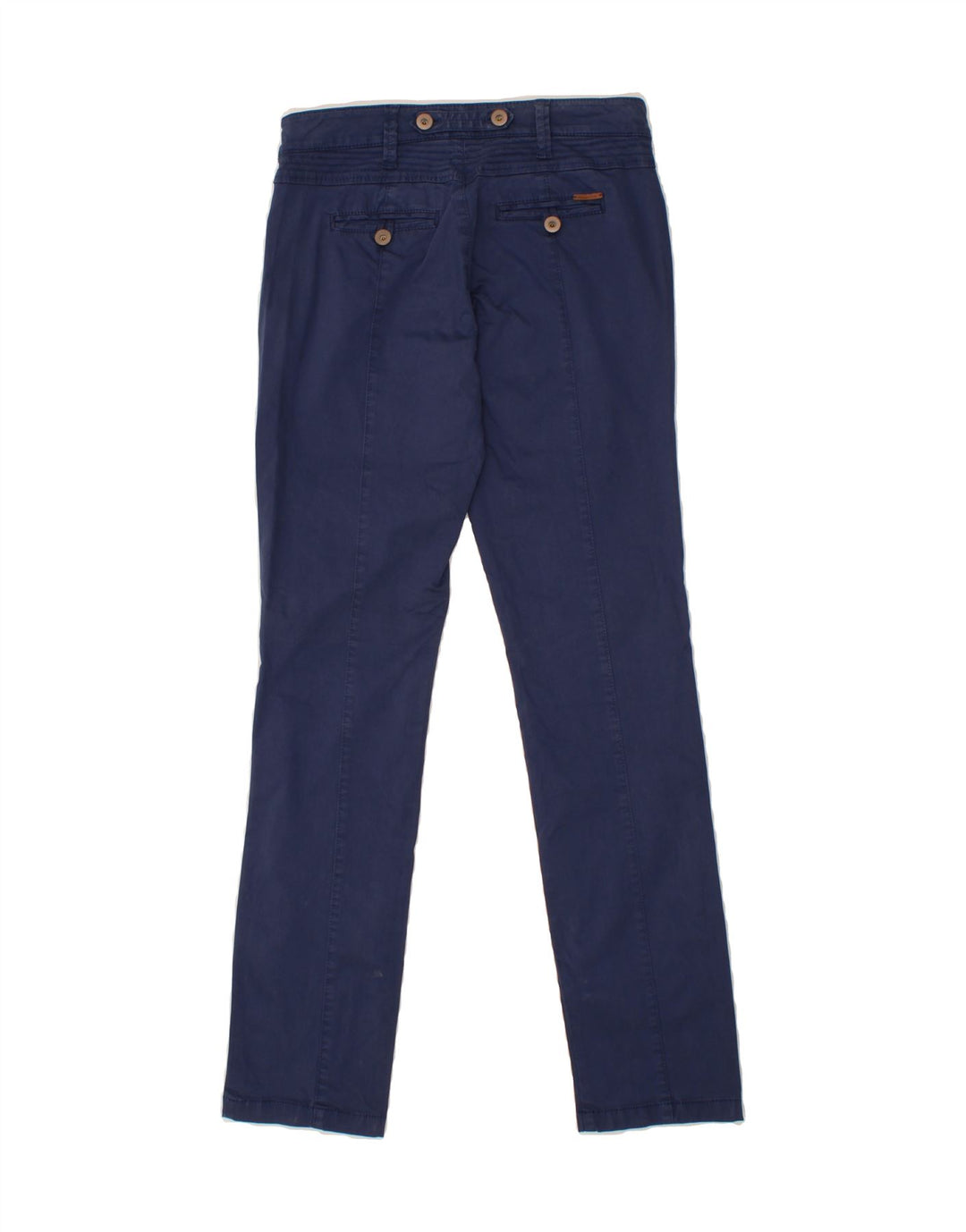 MASSIMO DUTTI Womens Slim Chino Trousers W28 L32 Navy Blue Vintage Massimo Dutti and Second-Hand Massimo Dutti from Messina Hembry 