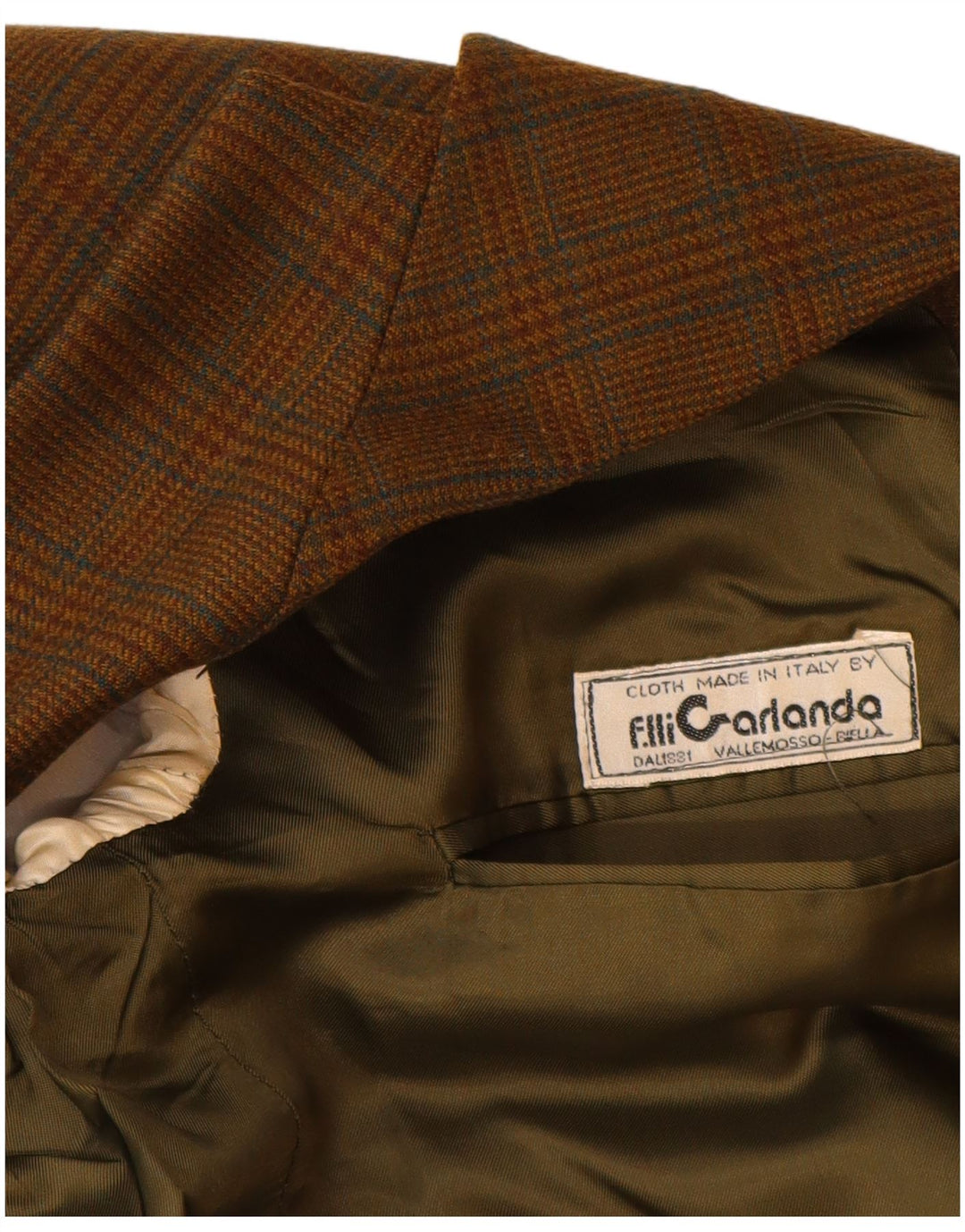 VINTAGE muška jakna sa 2 gumba UK 38 srednje smeđe ptičje zube