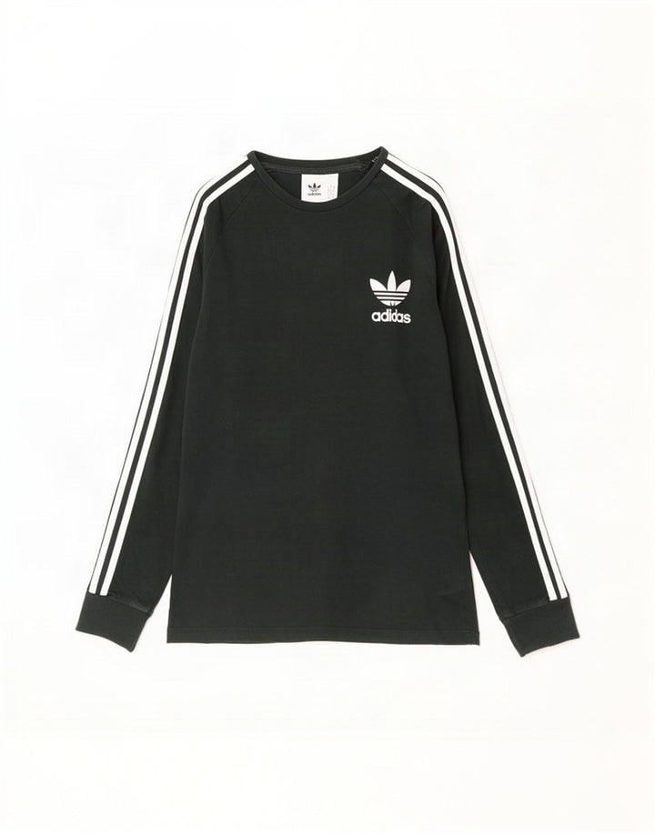 Adidas muška grafička majica dugih rukava srednje zelene boje