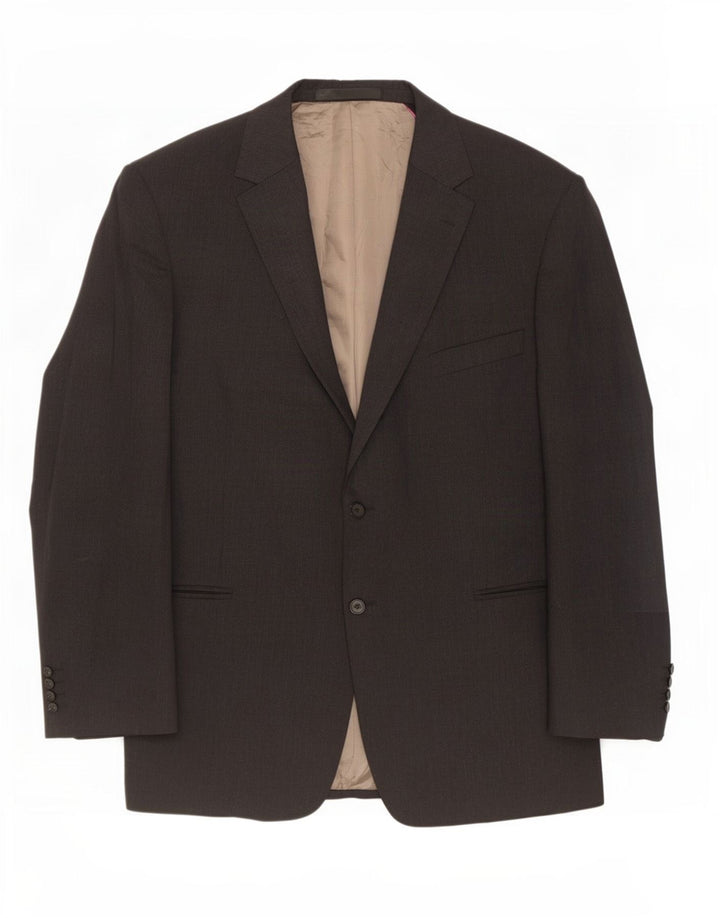 Marks & Spencer muška jakna s 2 gumba UK 46 XL siva vuna