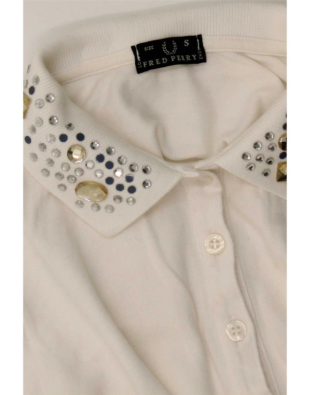 Fred Perry ženska polo majica UK 10 mala bijela