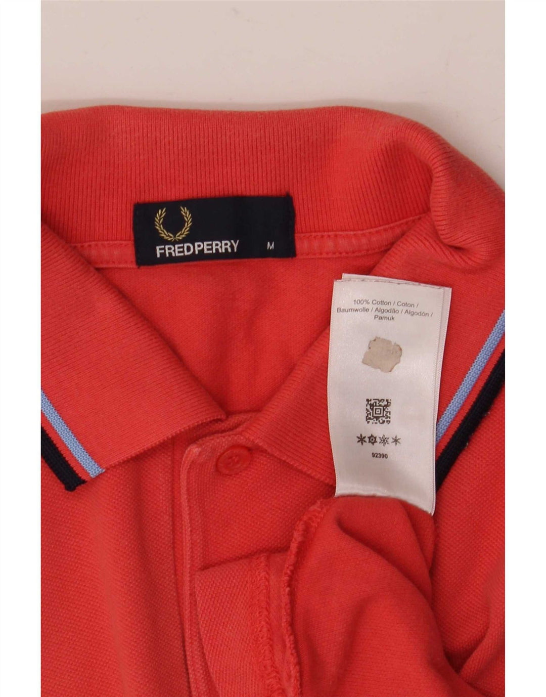 Fred Perry muška polo majica srednje crvene pruge, pamuk