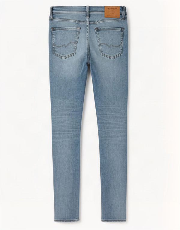 Jack & Jones muške uske traperice Liam W30 L32 plavi pamuk