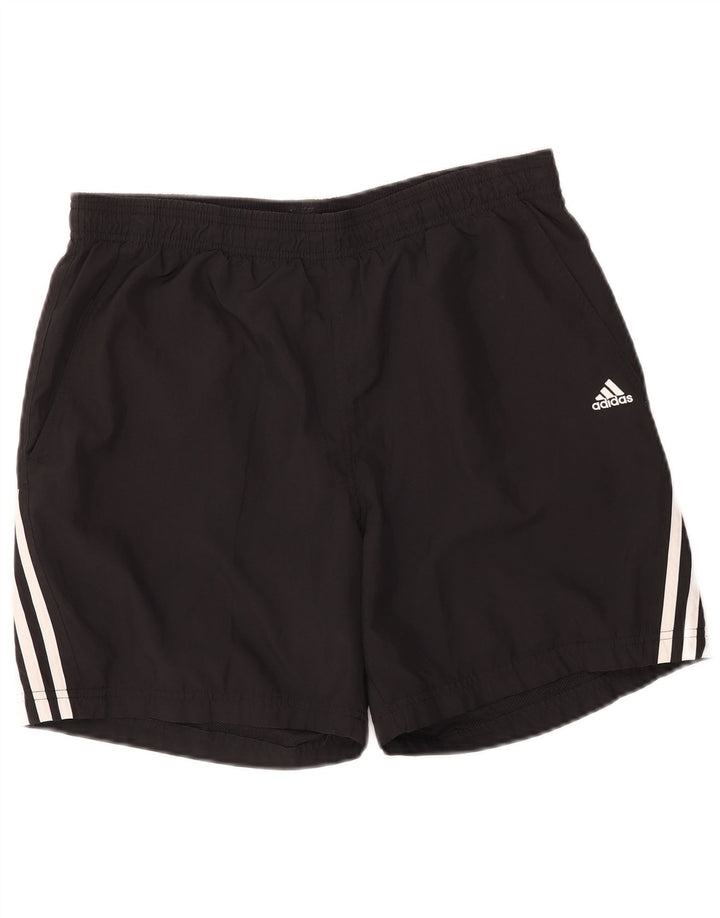 Adidas muške sportske kratke hlače Climalite srednje crne boje od poliestera