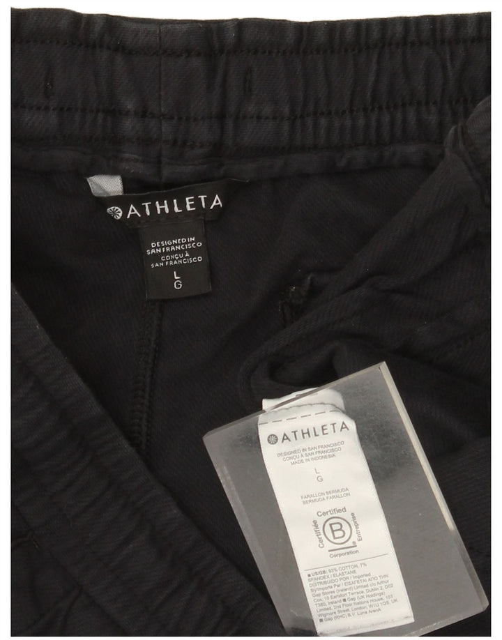 Athleta muške chino kratke hlače Large W34 tamnoplavi pamuk