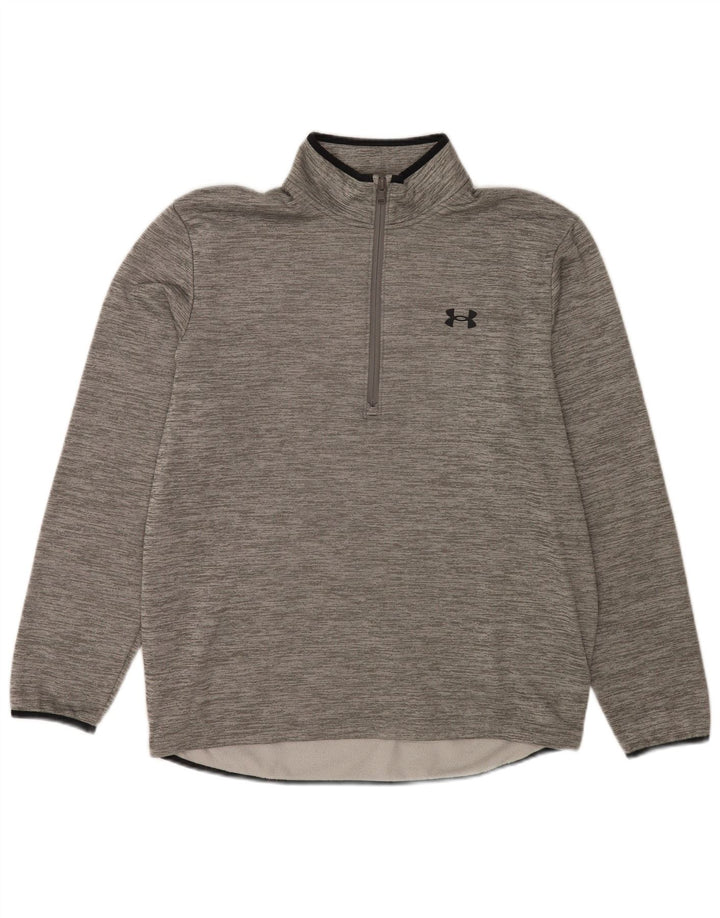 Under Armour muška majica s kratkim izrezom i velikim sivim pjegama od poliestera