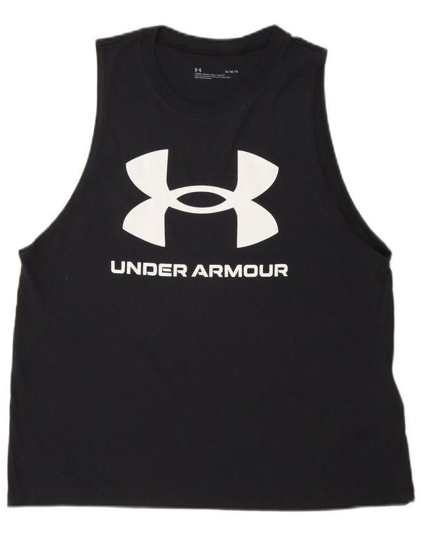 Under Armour ženski grafički prsluk UK 14 srednji crni pamuk