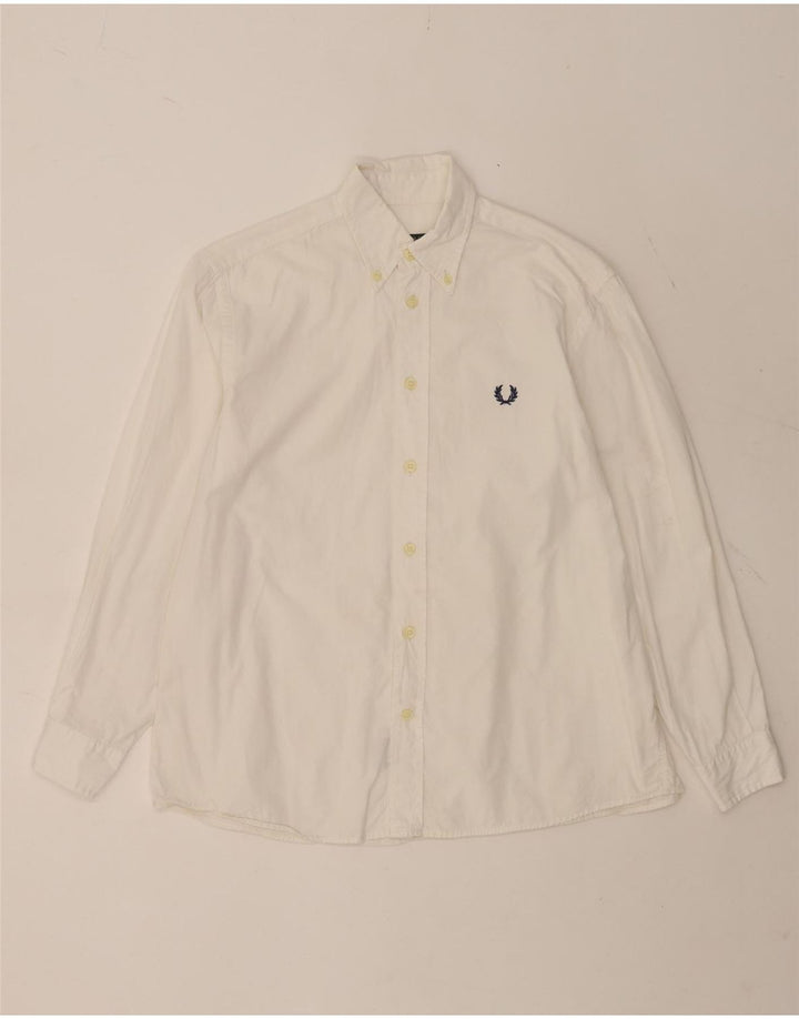 Bijela pamučna košulja Fred Perry za dječake 11-12 godina