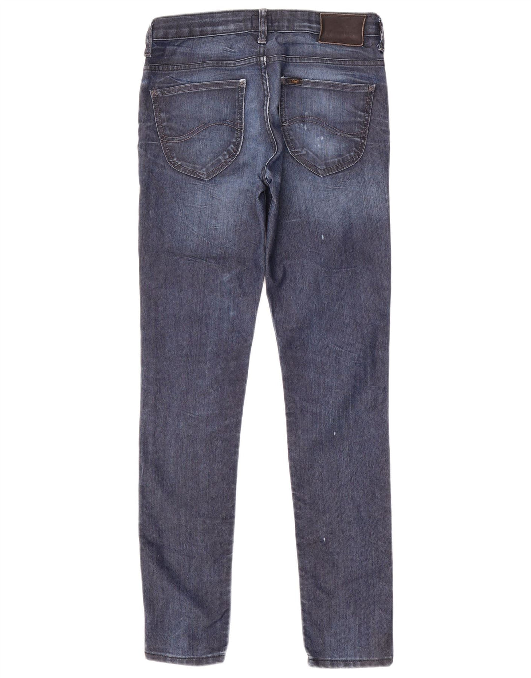 LEE ženske uske traperice Scarlett W29 L33 plavi pamuk