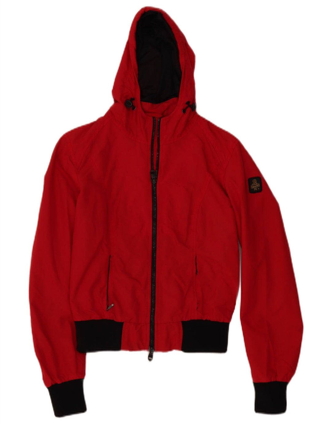 REFRIGIWEAR Ženska bomber jakna s kapuljačom UK 12 srednje crvene boje od poliamida