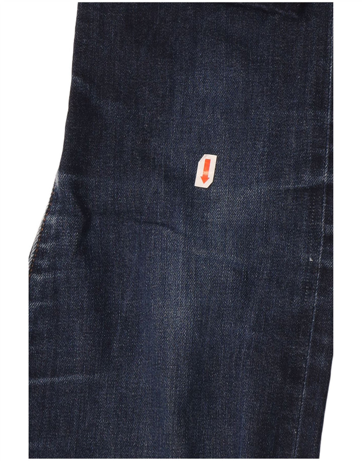 LEVI'S Ženske uske traperice W30 L32 tamnoplavi pamuk