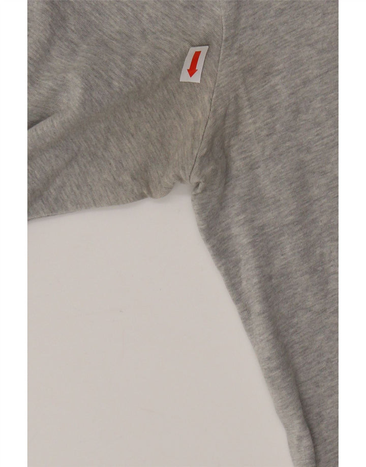 CALVIN KLEIN JEANS Womens Top Long Sleeve UK 14 Medium Grey Vintage Calvin Klein Jeans and Second-Hand Calvin Klein Jeans from Messina Hembry 