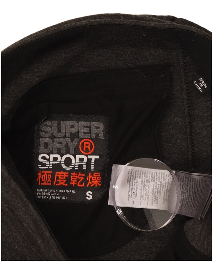 Superdry muške trenirke s trenirkama male sive fleke