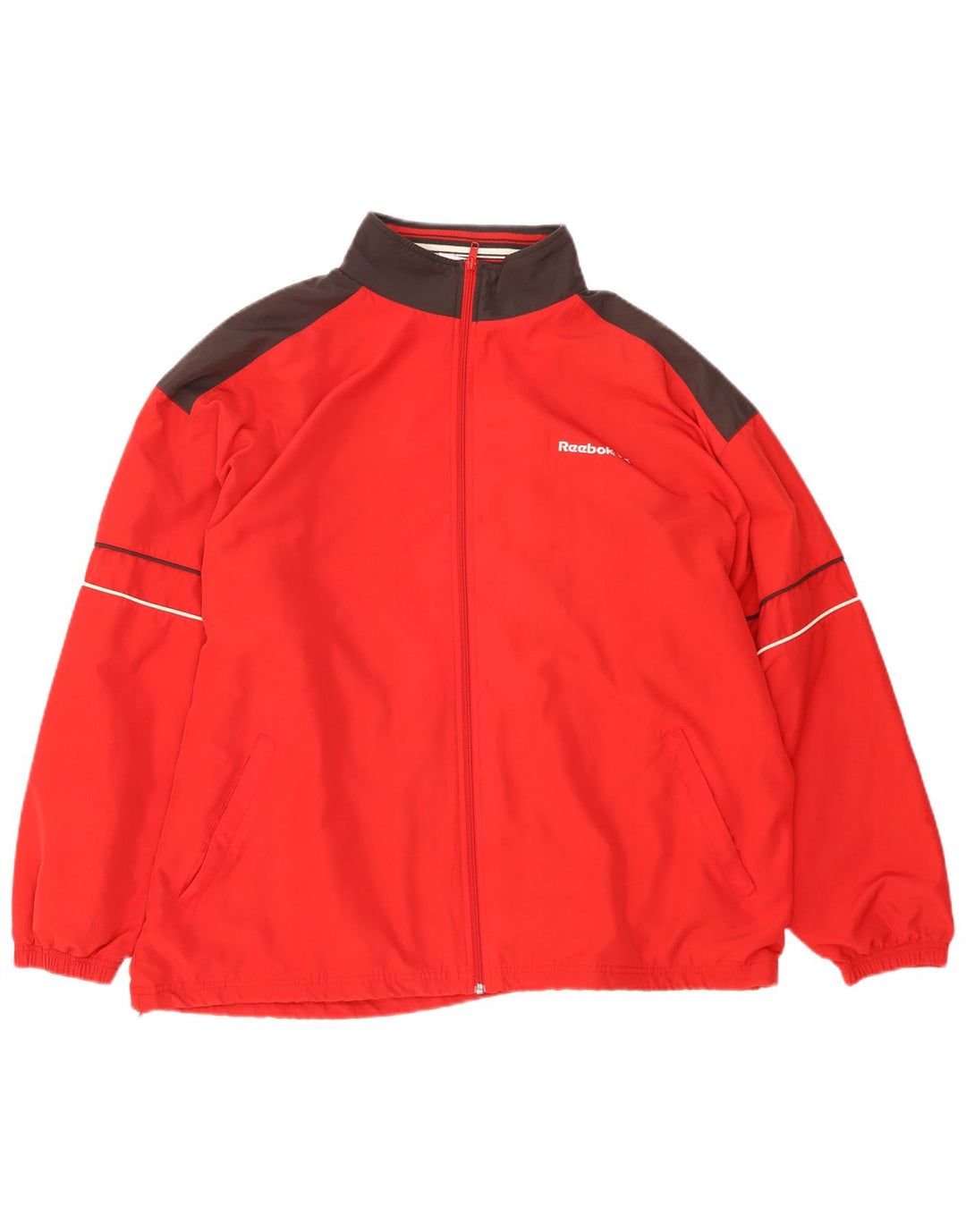 Reebok Muška kišna jakna UK 42 XL Red Colourblock poliester