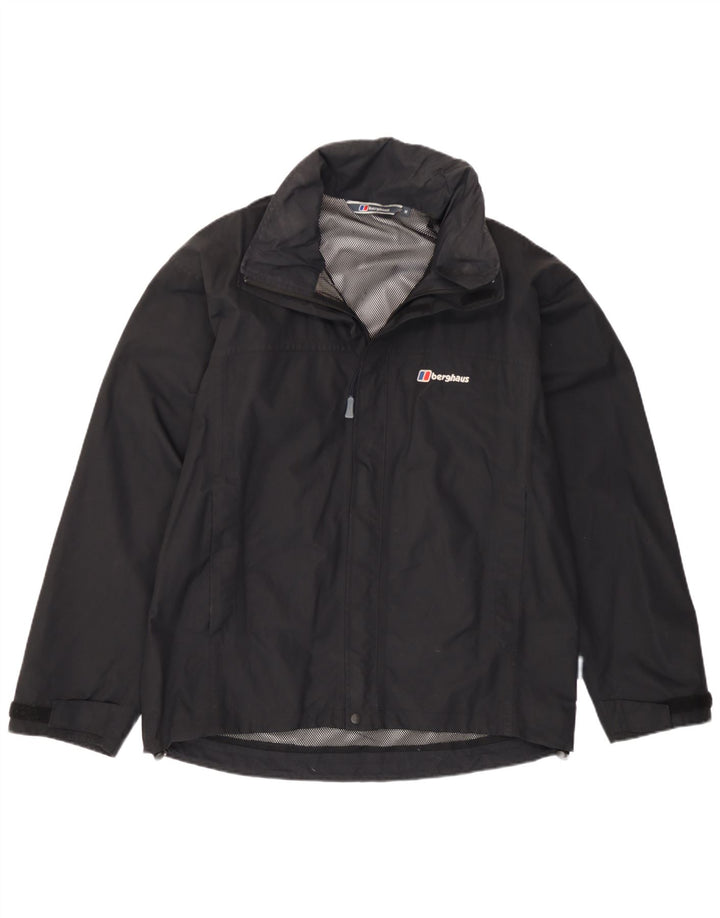 Berghaus muška kišna jakna s kapuljačom UK 38 Srednji crni najlon