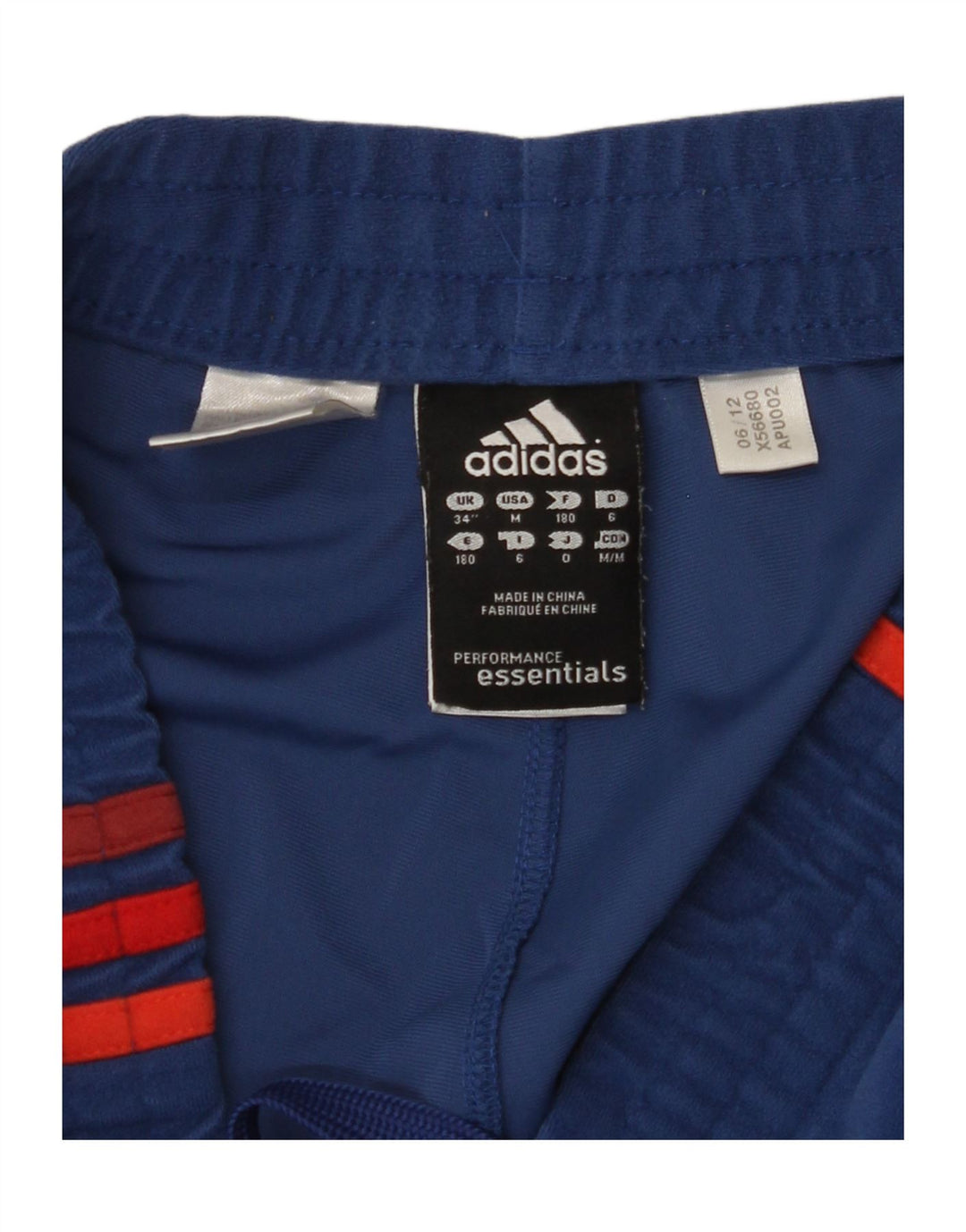ADIDAS Mens Tracksuit Trousers Joggers Large  Blue Polyester Vintage Adidas and Second-Hand Adidas from Messina Hembry 