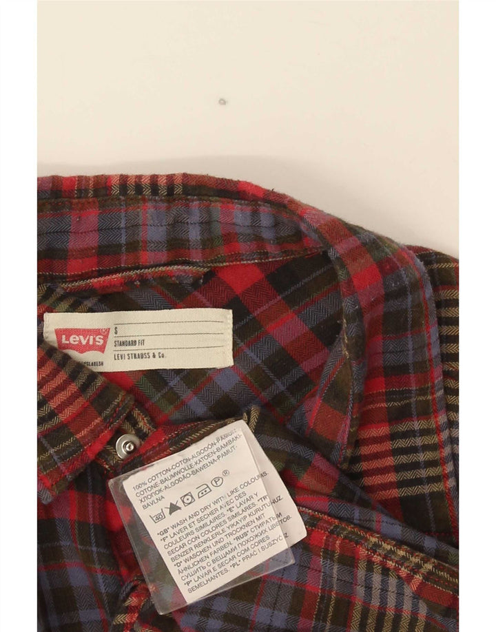 Muška flanel košulja Levi's Standard Fit, mala, višebojni karo, pamuk