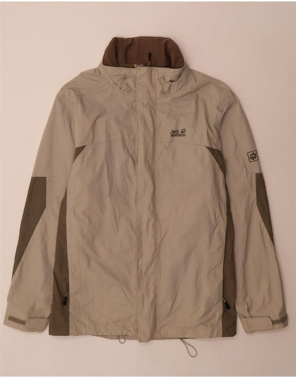 Jack Wolfskin muška kišna jakna UK 44/46 XL bež boja poliamid