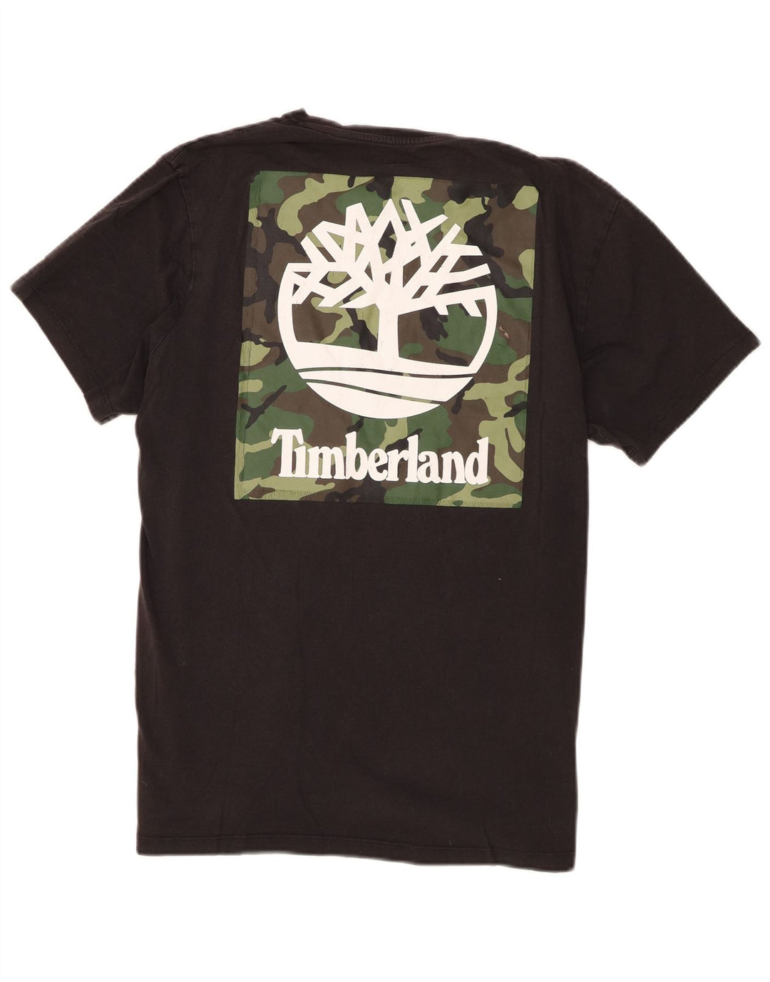 Timberland muška majica s grafičkim motivima, mali crni pamuk