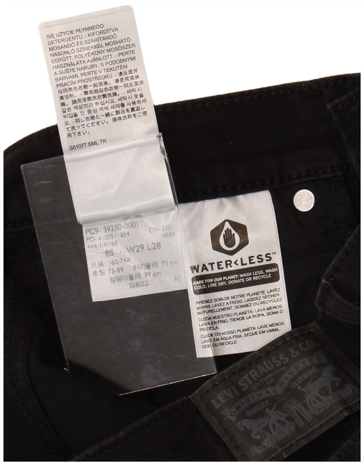 LEVI'S Ženske klasične traper kratke hlače W29 Srednje crni pamuk