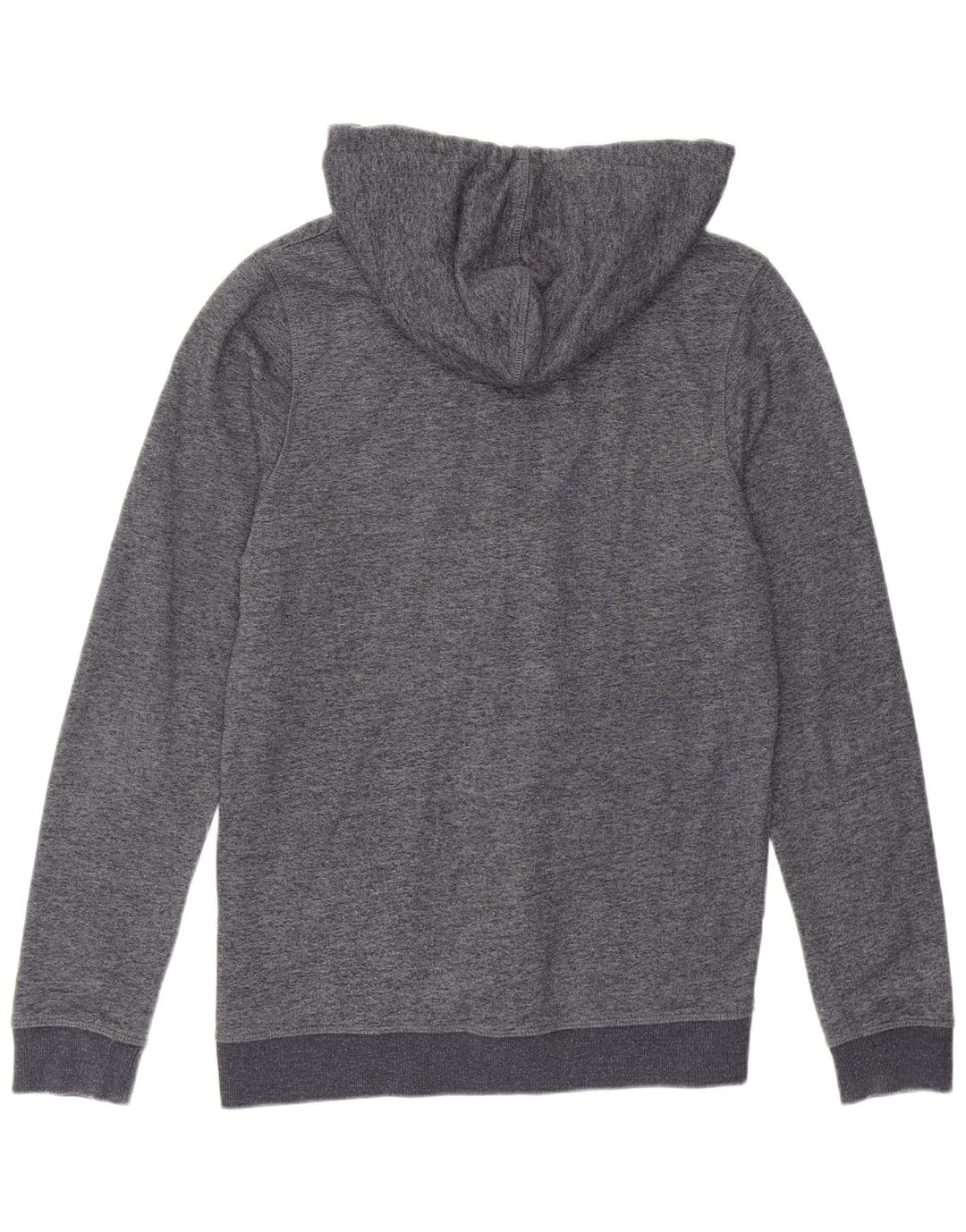 Jack & Jones muški pulover s kapuljačom na patentni zatvarač srednje sivi pjegavi poliester