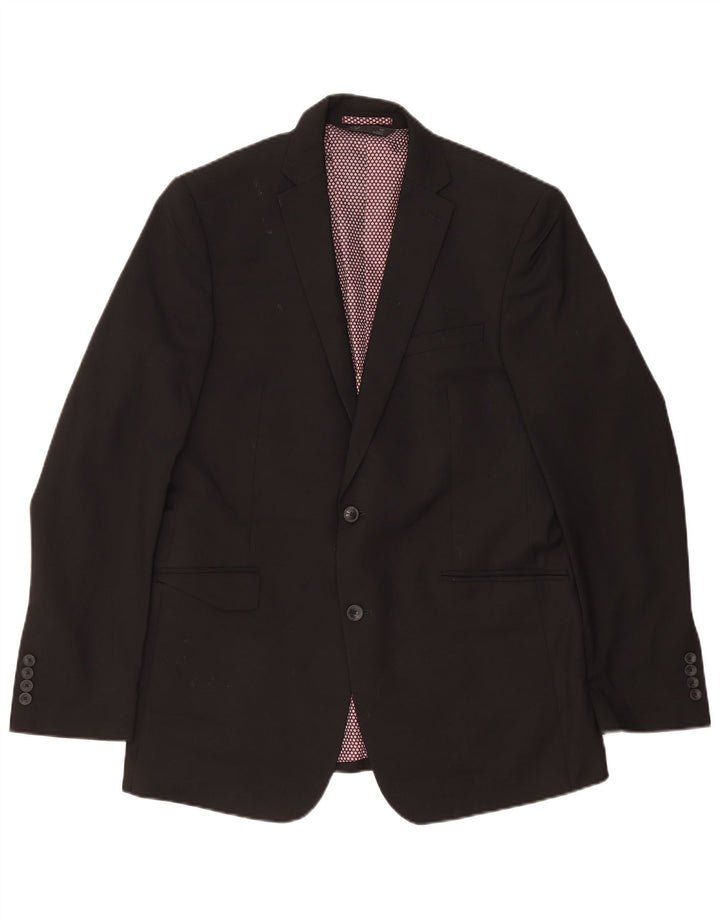 Marks & Spencer muška dugačka jakna s 2 gumba UK 42 XL crna