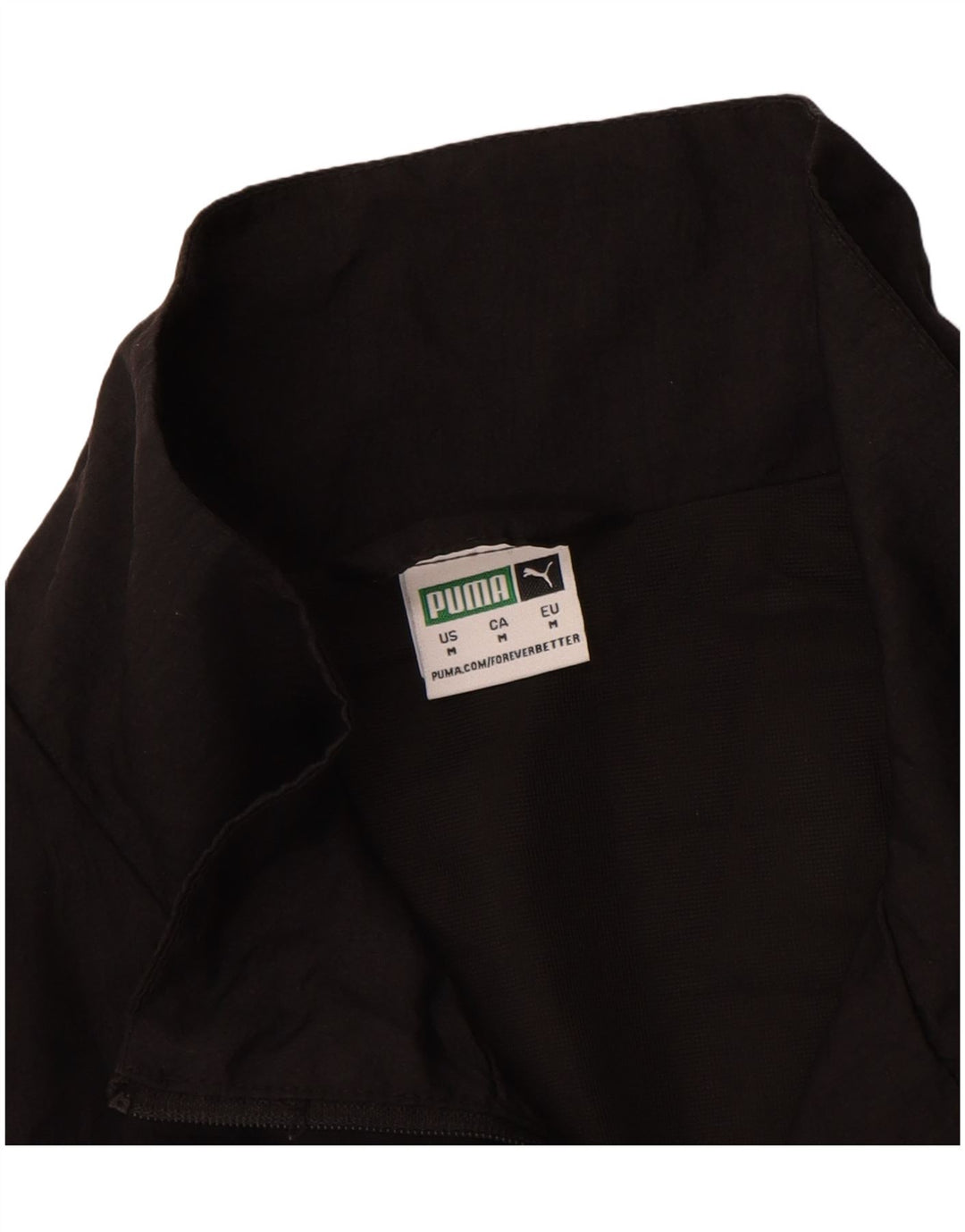 PUMA ženska gornja jakna trenirke Crop Graphic UK 14 Srednji crni najlon