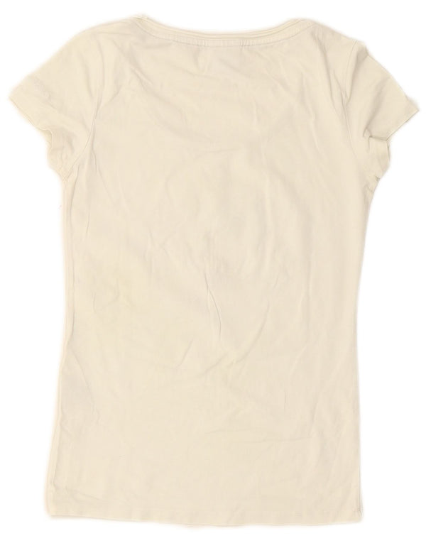 AERONAUTICA MILITARE Ženska majica kratkih rukava s grafičkim motivima UK 10 Mala bijela pamučna