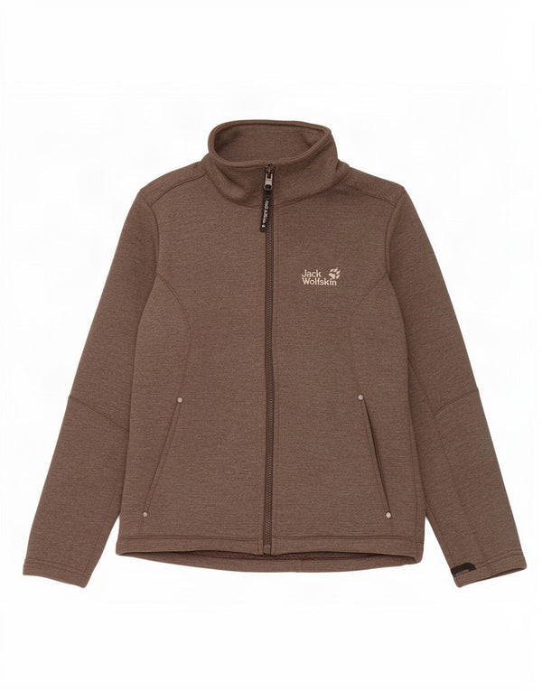 Jack Wolfskin ženska gornja jakna trenirke UK 12/14 Srednje smeđa