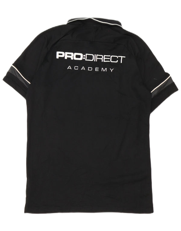 Nike Mens Pro Direct Academy Graphic polo majica srednje crne boje