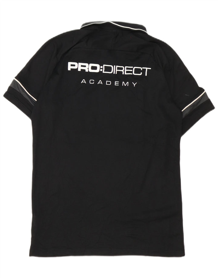 Nike Mens Pro Direct Academy Graphic polo majica srednje crne boje