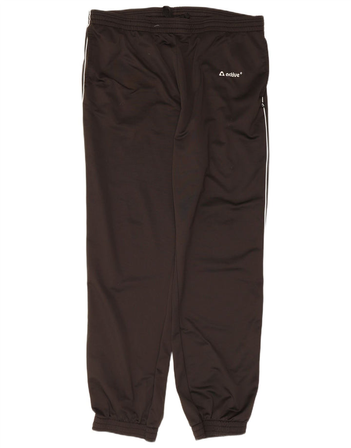 Aktivna muška trenirka Hlače Joggers 2XL crni poliester
