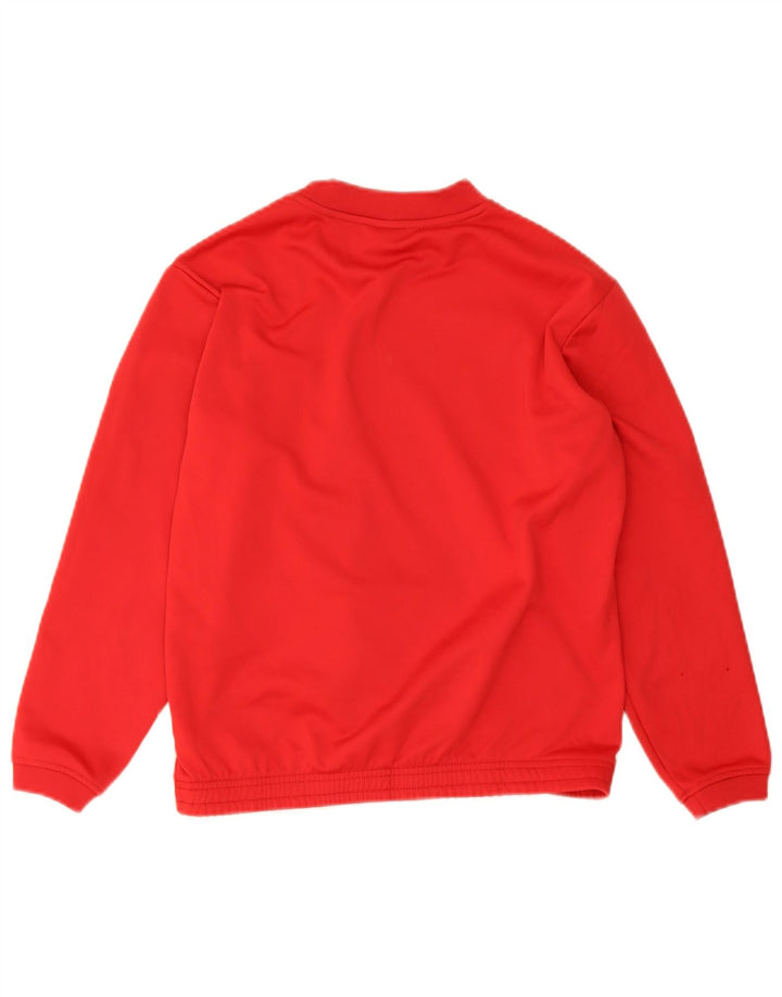 Asics Boys Graphic Sweatshirt Džemper 11-12 godina, crveni poliester