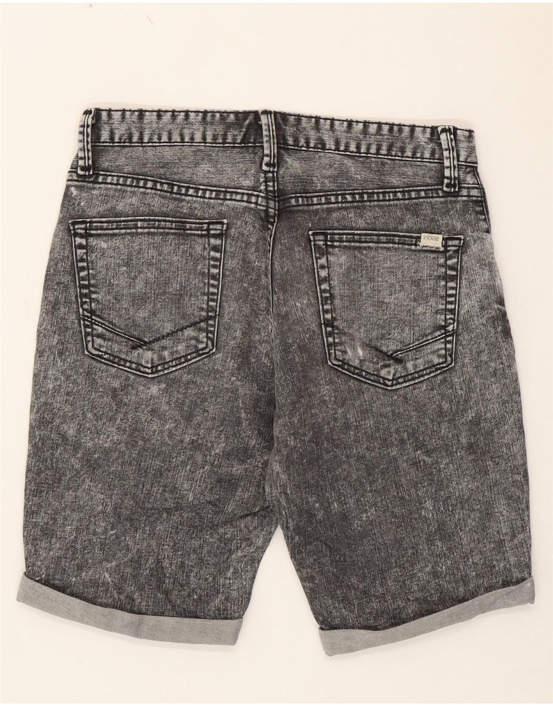 Vans ženske kratke traper hlače Acid Wash W28 srednje sive