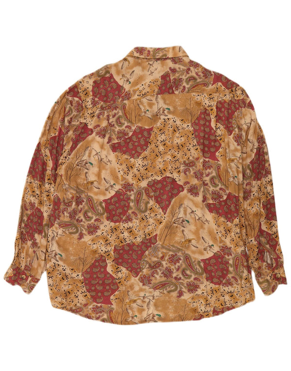 LEADER muška košulja velika bež paisley viskoza