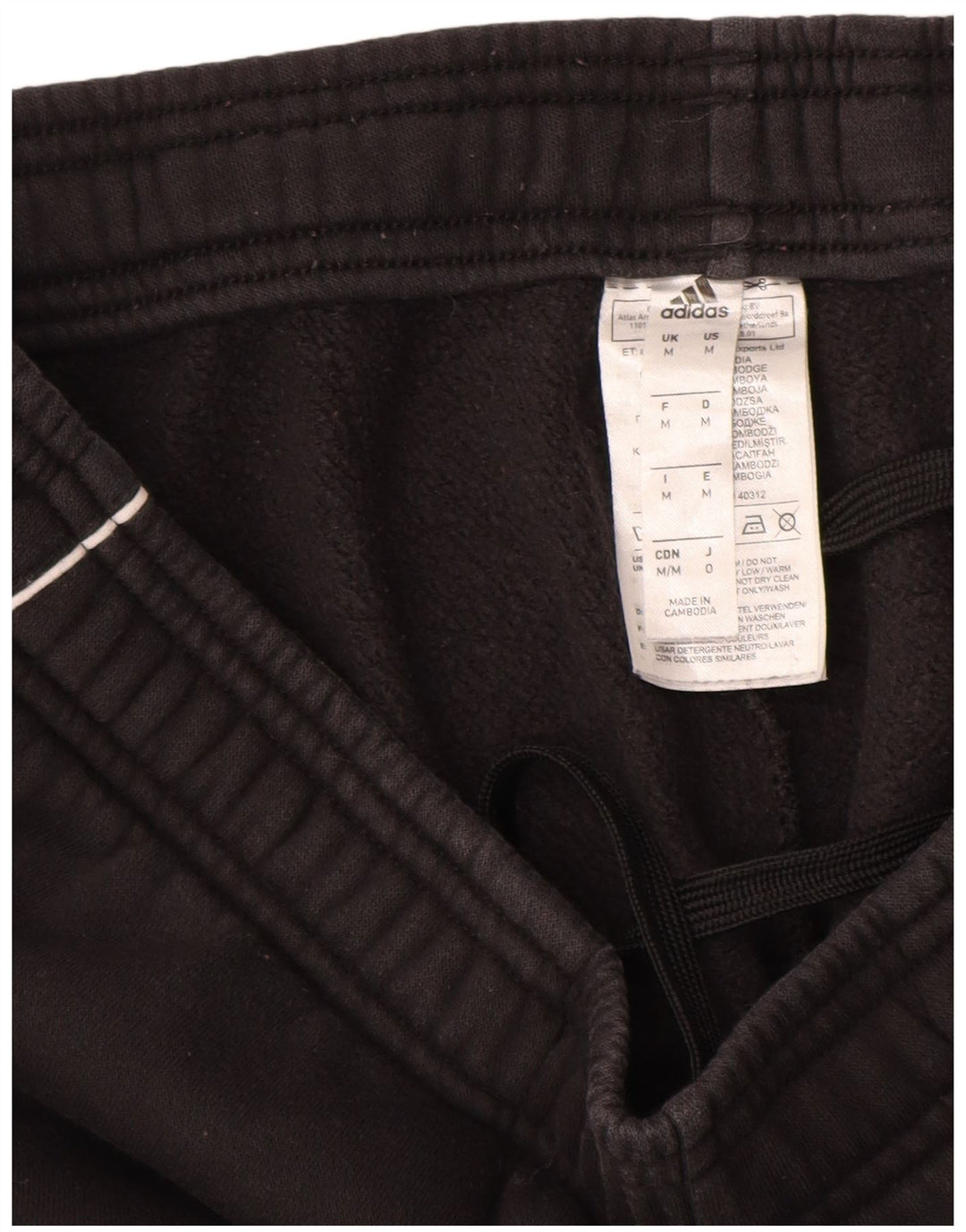 Adidas muška trenirka hlače Joggers srednje crne pamučne boje