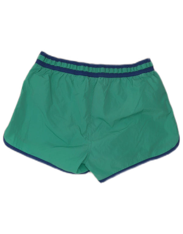 ARENA Womens Sport Shorts UK 10 Small  Green Polyester