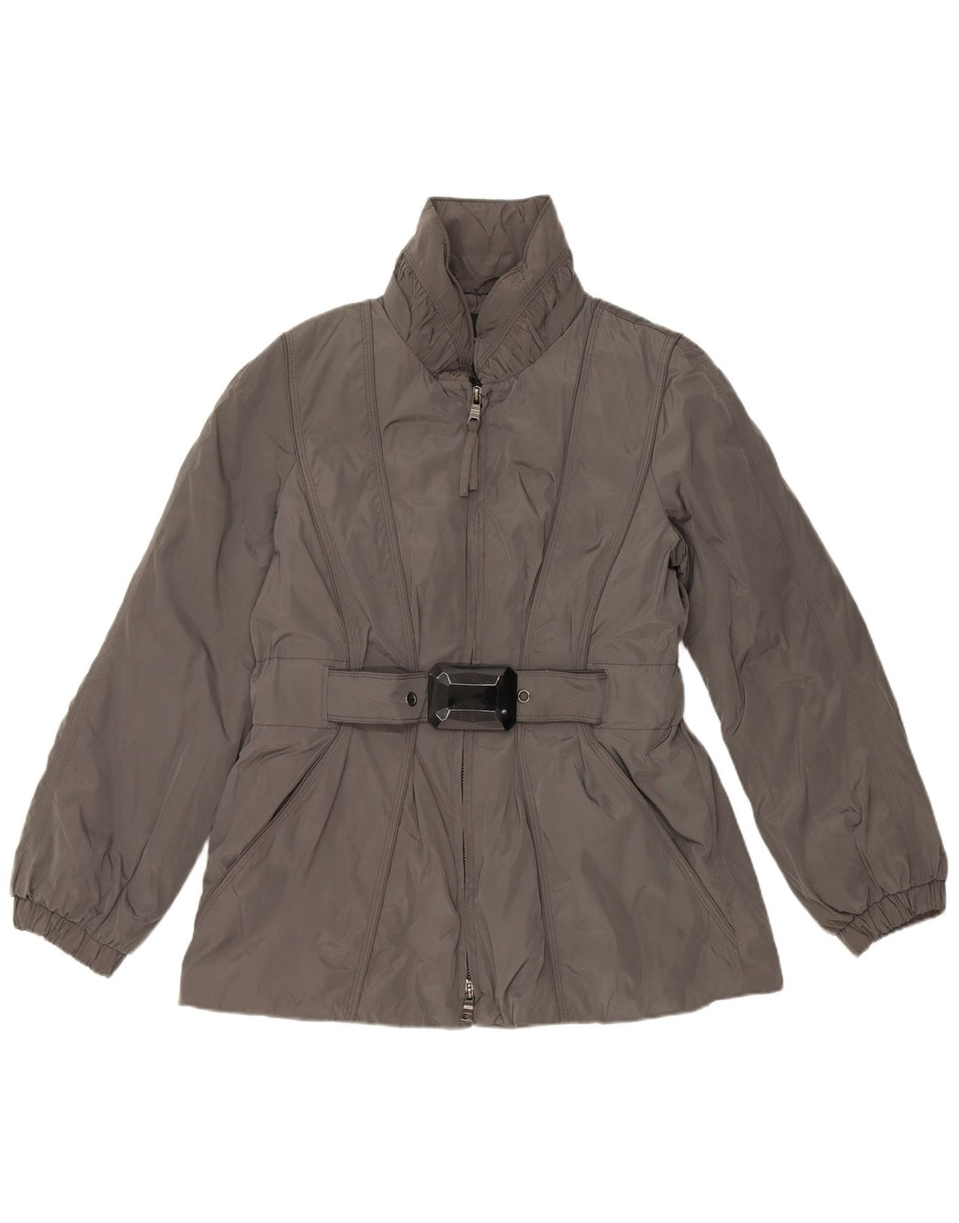 ZARA ženska podstavljena jakna UK 18 XL siva