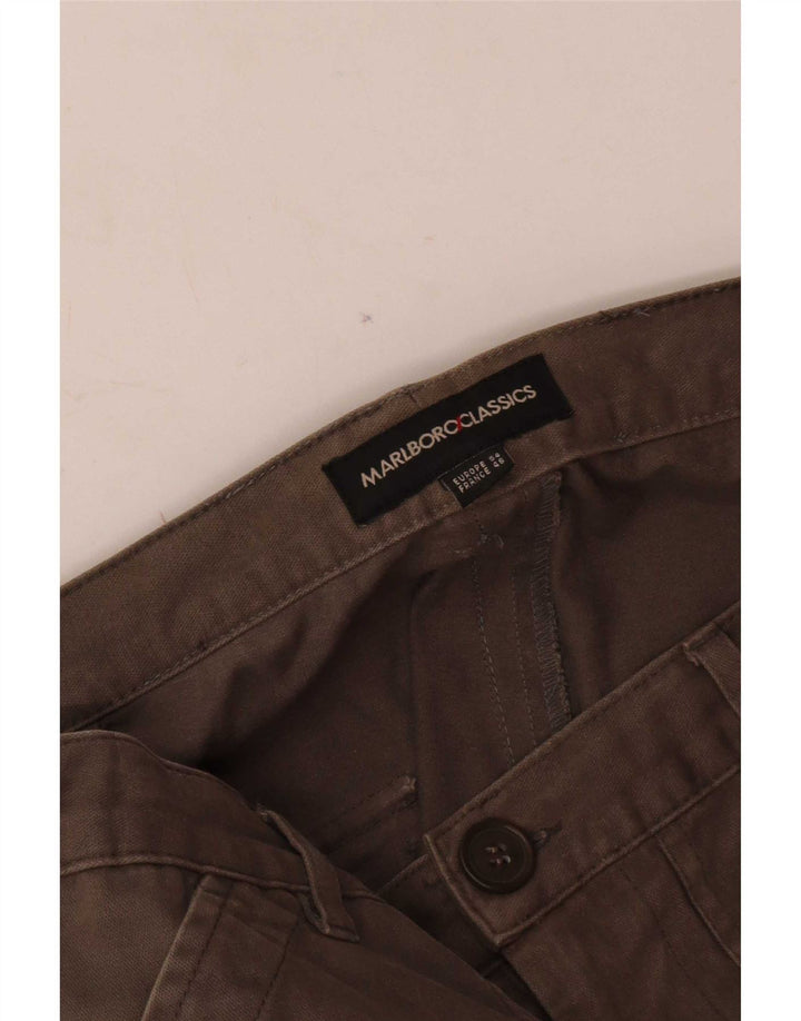 Marlboro Classics Mens Regular Cargo Hlače W34 L34 Smeđe