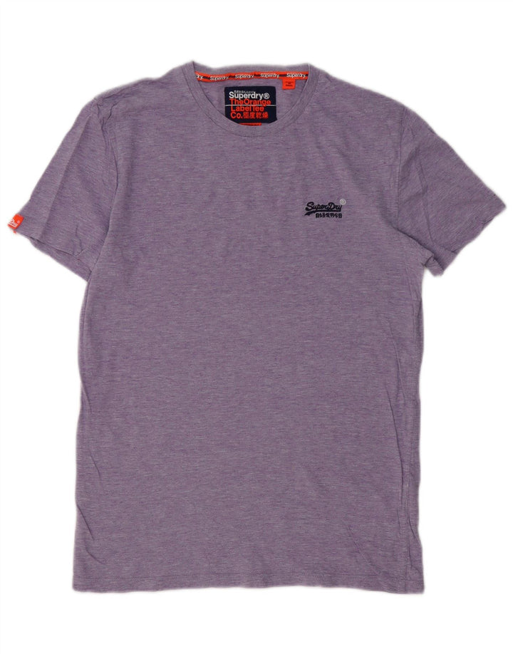 SUPERDRY muška majica kratkih rukava Srednje ljubičasti pamuk