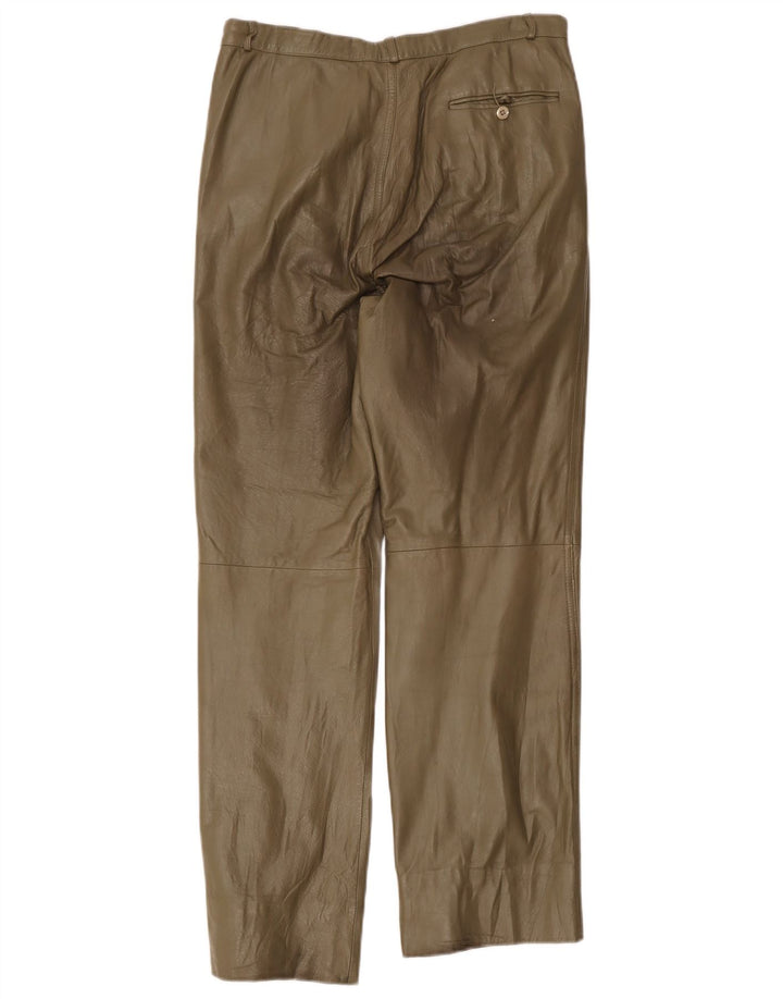 Sperry ženske ravne kožne hlače W32 L29 kaki