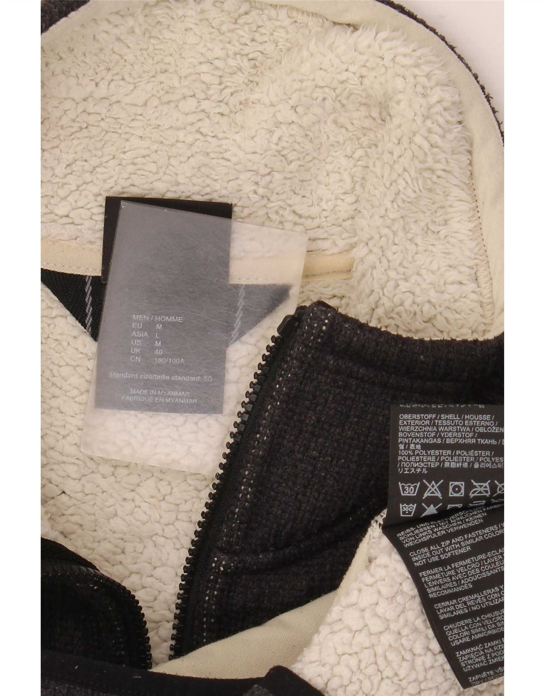 Jack Wolfskin muška bombaška jakna UK 40 srednji crni poliester