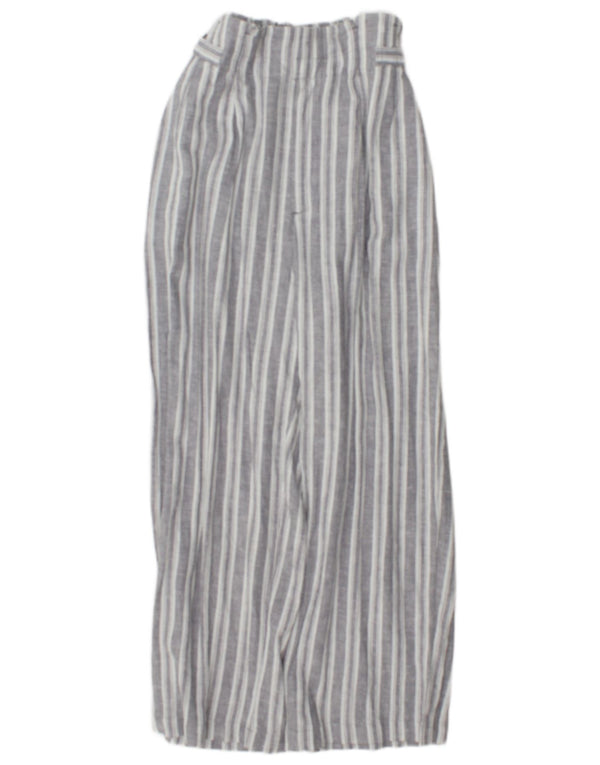 Abercrombie & Fitch Womens Casual Trousers Small W27 L25 Grey Striped