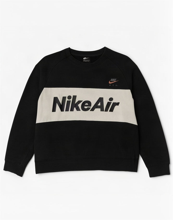 Nike muški džemper s grafičkim motivima srednje crne boje, pamuk