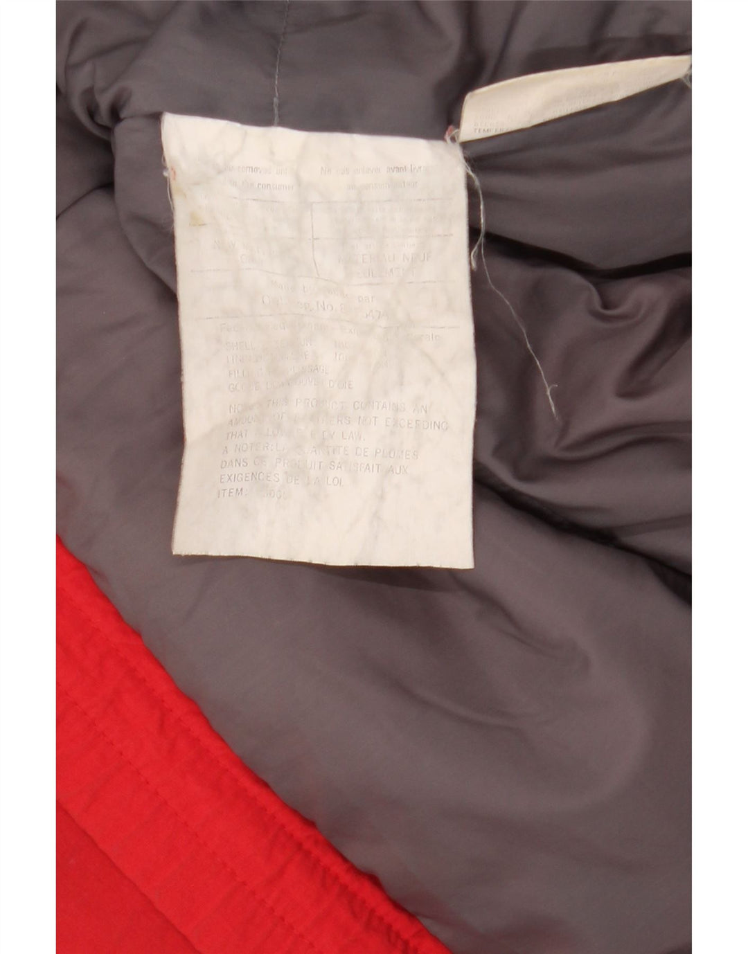 Eddie Bauer muška podstavljena jakna UK 42 XL crveni pamuk