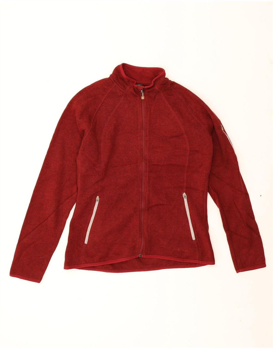 Eddie Bauer Ženska gornja jakna za trenirku UK 18 XL Crveni flekasti poliester