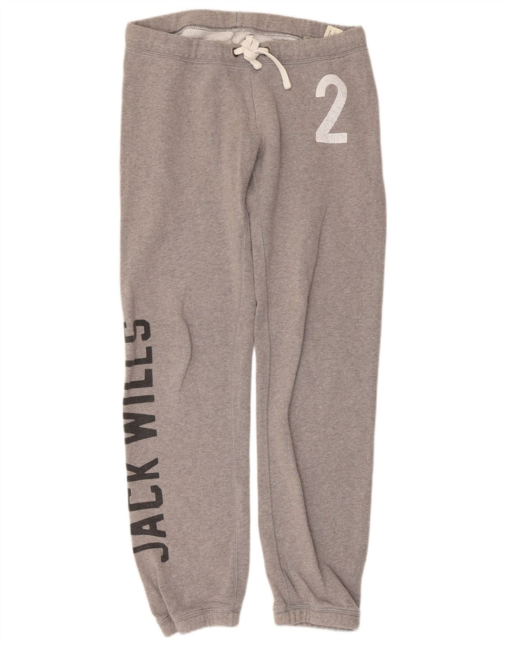 JACK WILLS Ženske trenirke s grafičkim motivima Joggers UK 8 Male sive
