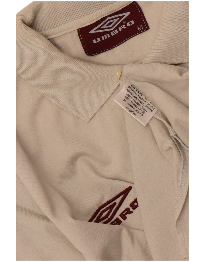 Umbro muška grafička polo majica Srednje bijeli pamuk